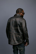 Men's Luka Leather Shirt [Copper]