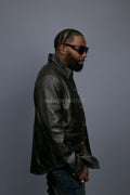 Men's Luka Leather Shirt [Copper]