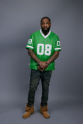 Men's Leather Jersey [Green/White]