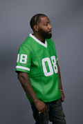 Men's Leather Jersey [Green/White]
