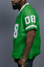 Men's Leather Jersey [Green/White]