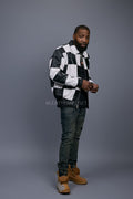 Men's Checkmate Jacket [Black/White]