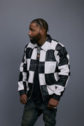 Men's Checkmate Jacket [Black/White]