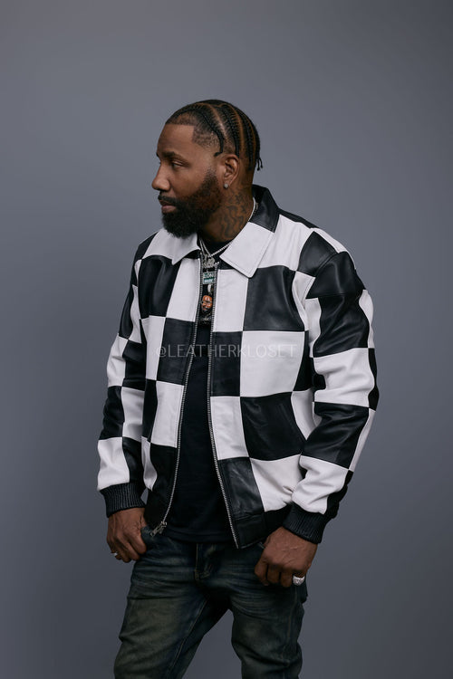 Men's Checkmate Jacket [Black/White]