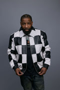 Men's Checkmate Jacket [Black/White]