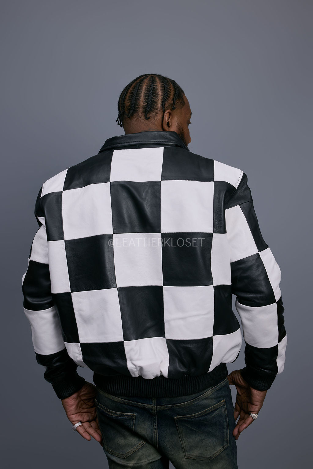 Men's Checkmate Jacket [Black/White]