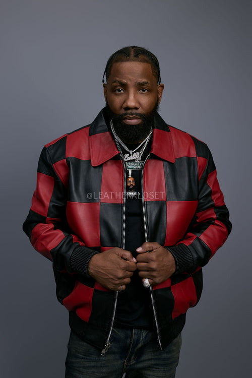 Men's Checkmate Jacket [Black/Red]