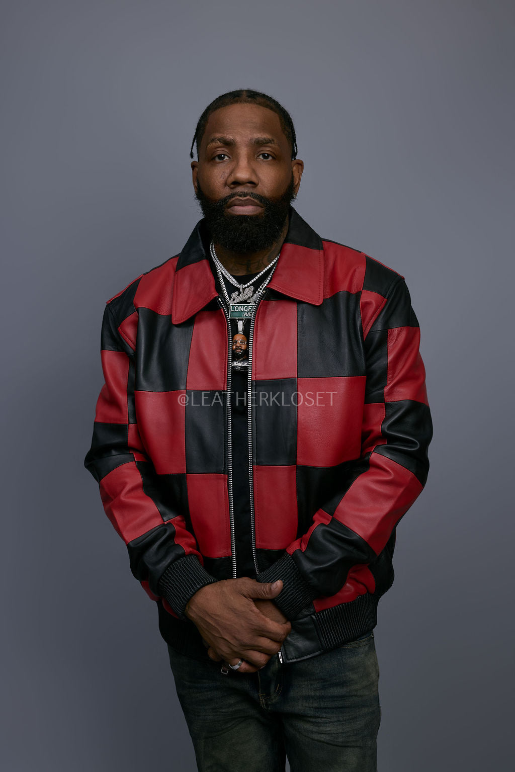 Men's Checkmate Jacket [Black/Red]