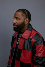 Men's Checkmate Jacket [Black/Red]