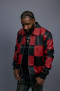 Men's Checkmate Jacket [Black/Red]
