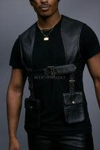 Men's Leather Holster [Black]
