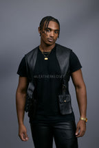 Men's Leather Holster [Black]