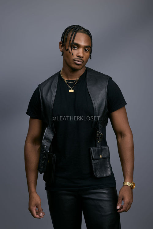 Men's Leather Holster [Black]