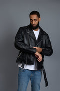 Men's Trey Biker Jacket [Black]