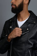 Men's Trey Biker Jacket [Black]