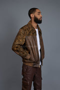 Men's Leather & Persian Lamb Combo 2.0 [Distressed Brown]