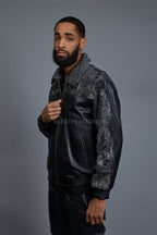 Men's Leather & Persian Lamb Combo 2.0 [Black/Grey]