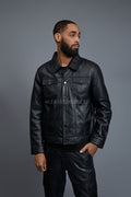 Men's Dylan Jacket Black Leather