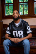 Men's Leather Jersey [Black/Grey/White]