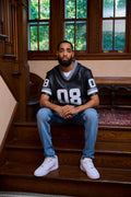 Men's Leather Jersey [Black/Grey/White]