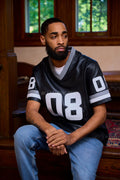 Men's Leather Jersey [Black/Grey/White]