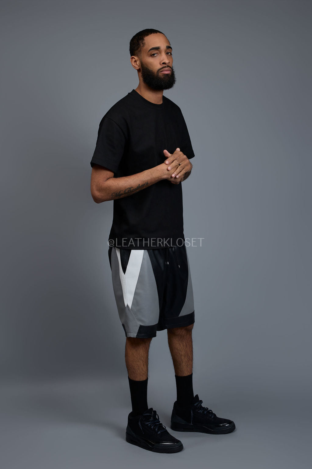 Men's Levi Leather Shorts