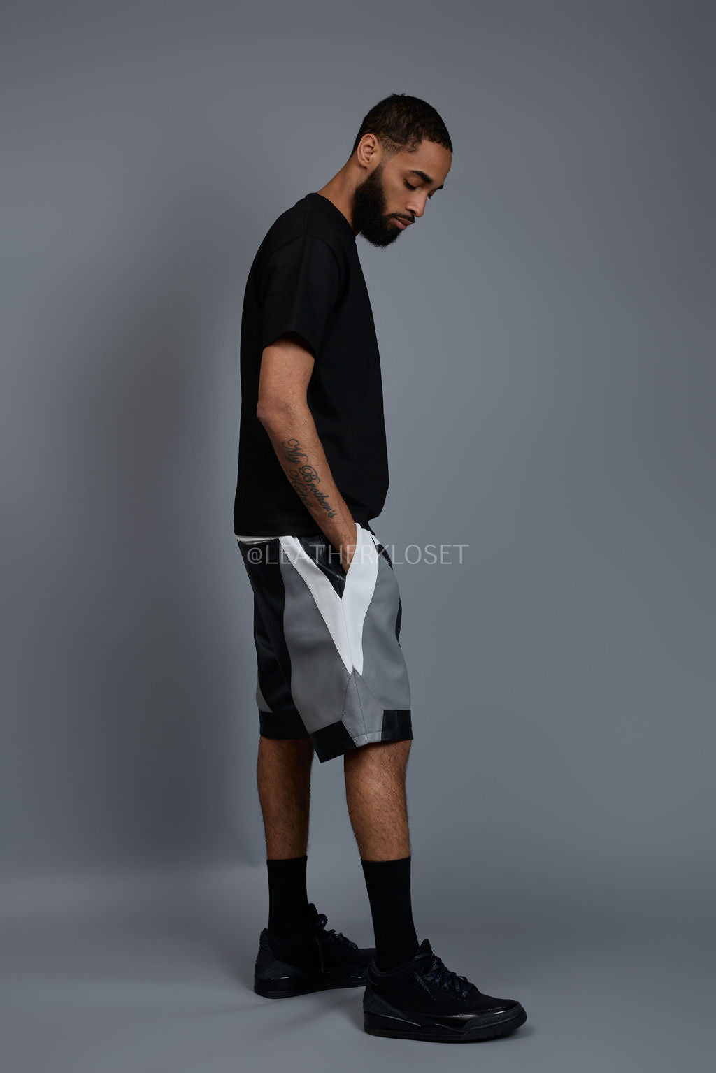 Men's Levi Leather Shorts