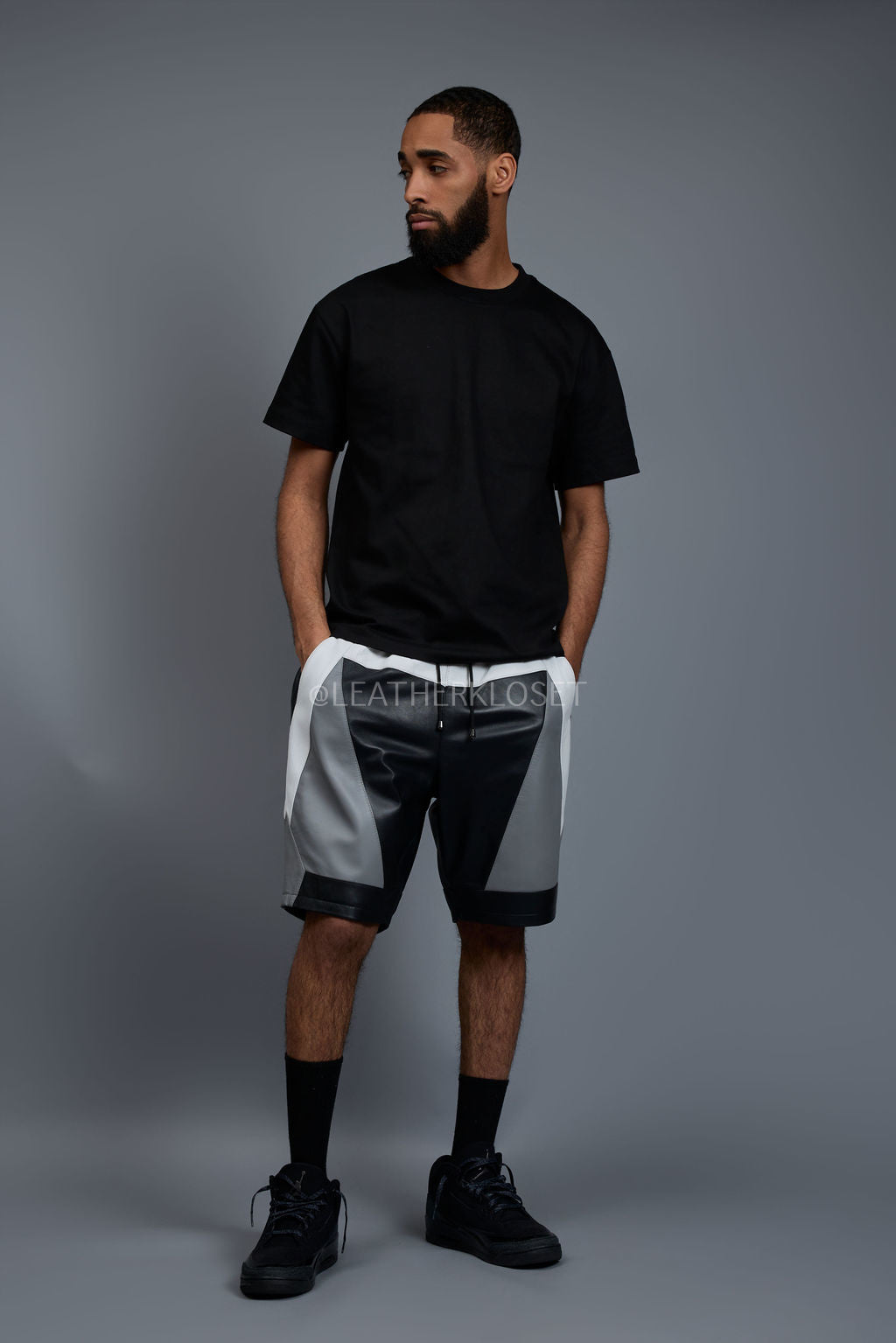 Men's Levi Leather Shorts