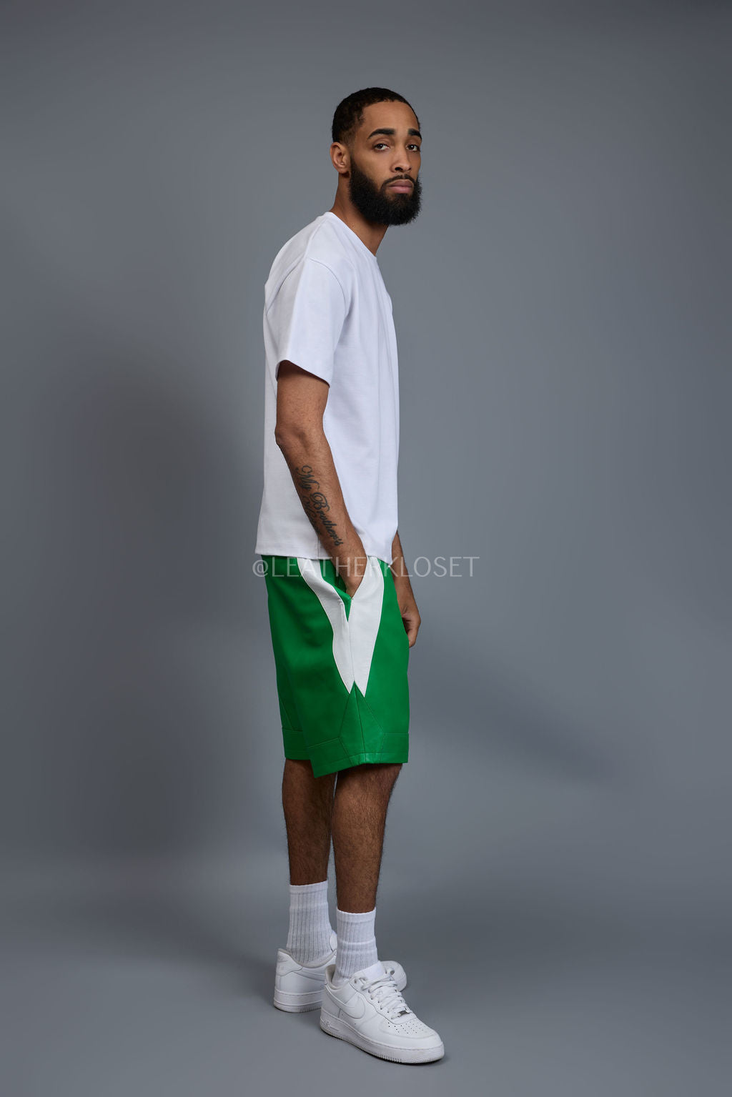 Men's Levi Leather Shorts