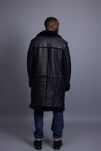 Men's Zeus Shearling Duffle Coat [Black]
