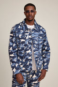 Men's Better Days Jacket And Pant Set [Blue Camo]