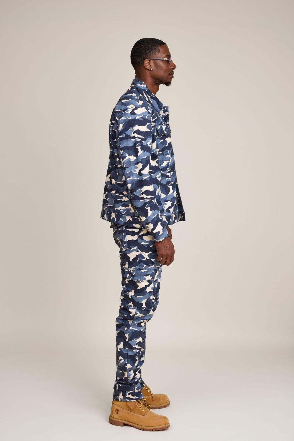 Men's Better Days Jacket And Pant Set [Blue Camo]
