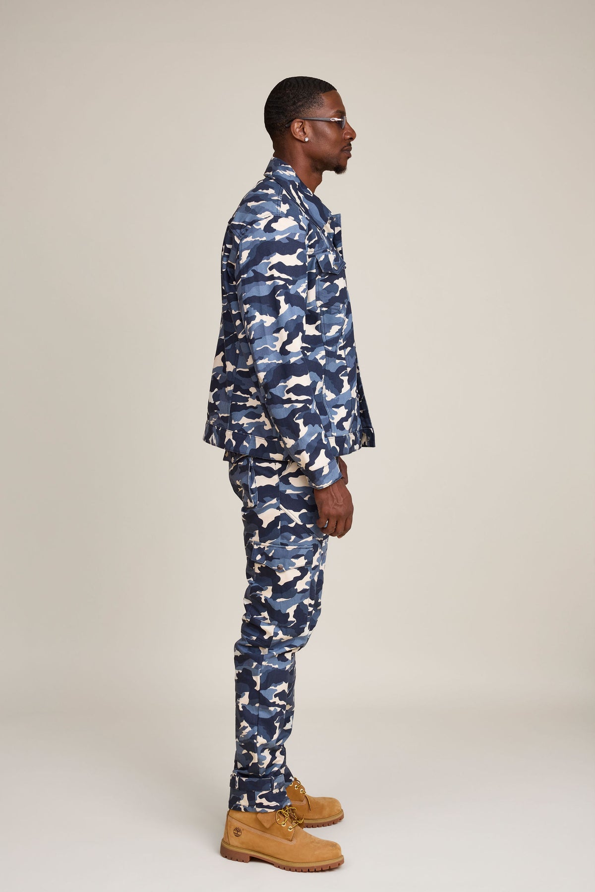 Men's Better Days Jacket And Pant Set [Blue Camo]