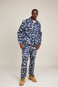 Men's Better Days Jacket And Pant Set [Blue Camo]