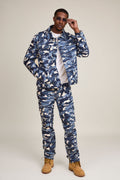 Men's Better Days Jacket And Pant Set [Blue Camo]