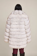 Women's Ashley Convertible Fox Coat [Natural White]