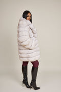 Women's Ashley Convertible Fox Coat [Natural White]