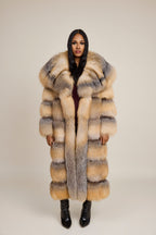 Women's Sky Fox Trench Coat [Golden]