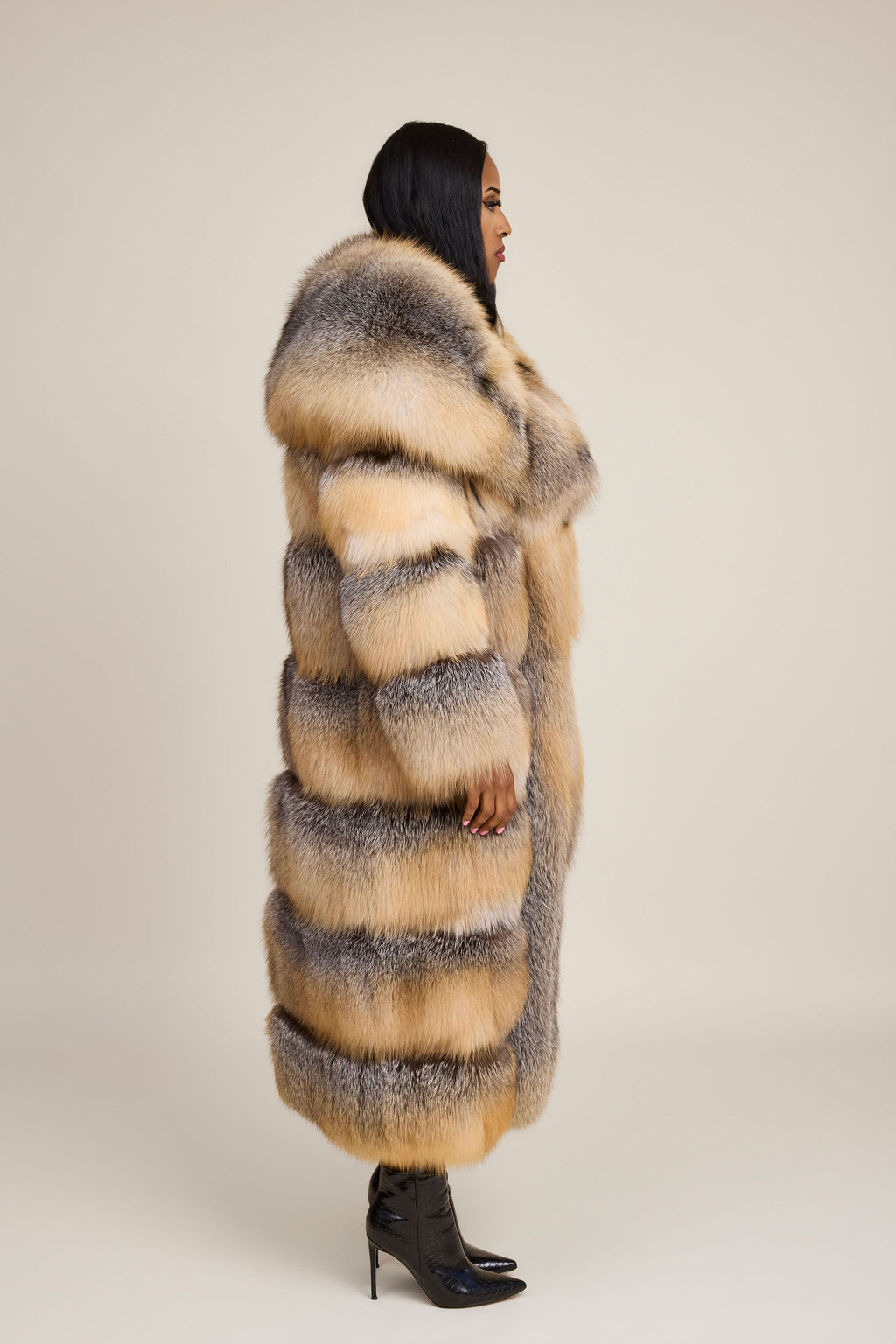 Women's Sky Fox Trench Coat [Golden]