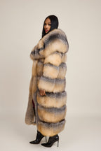Women's Sky Fox Trench Coat [Golden]