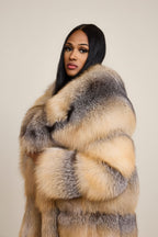 Women's Sky Fox Trench Coat [Golden]