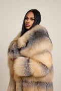 Women's Sky Fox Trench Coat [Golden]