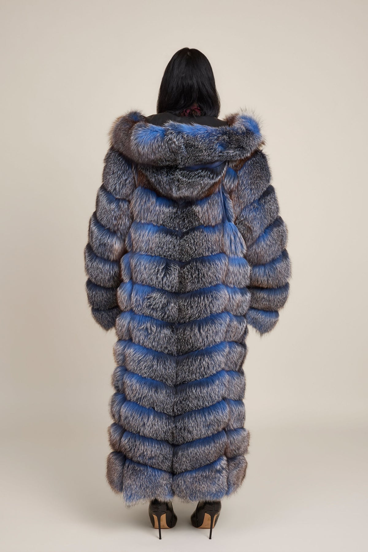 Women's Parker Fox Convertible Trench Coat/Vest [Blue Frost]