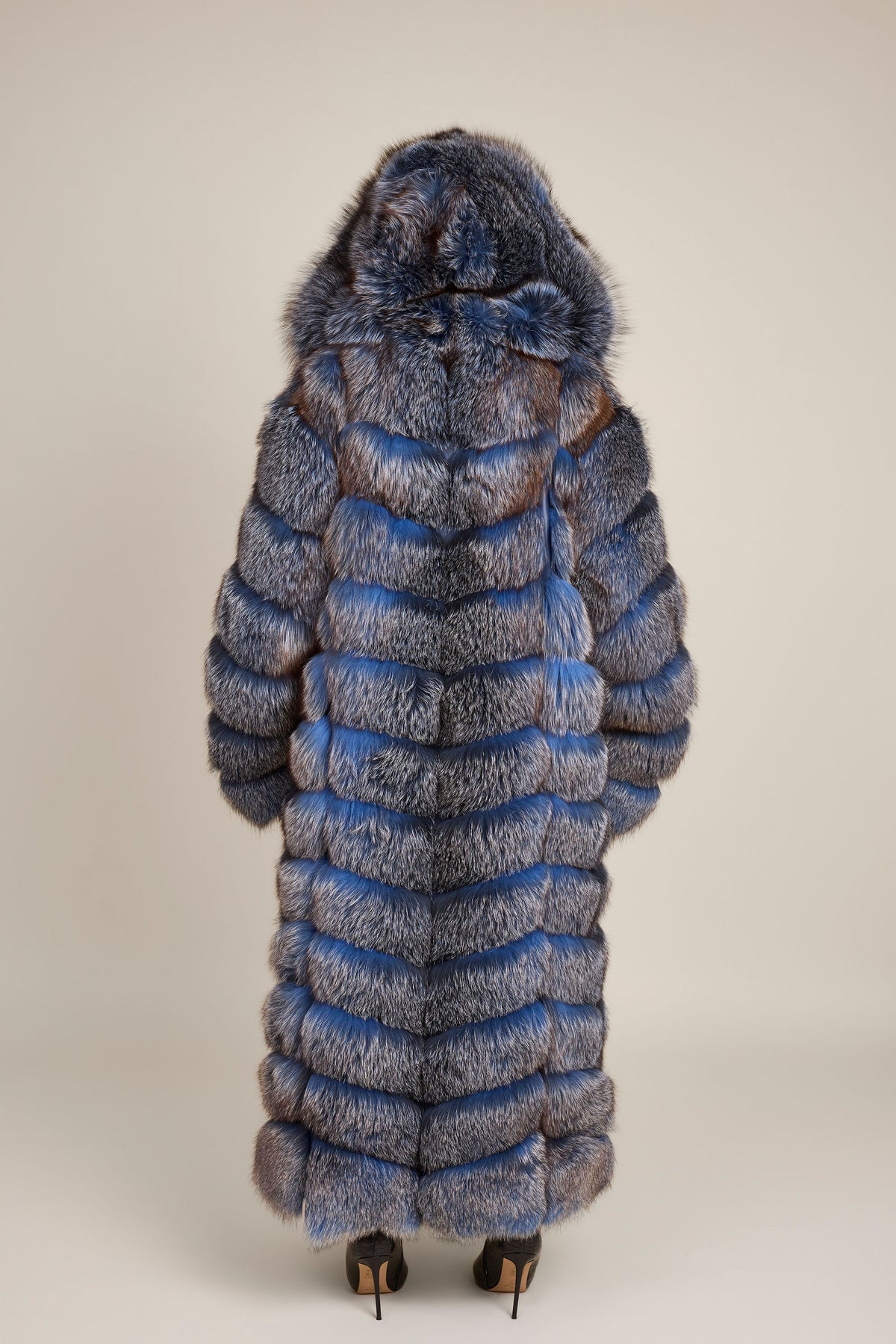 Women's Parker Fox Convertible Trench Coat/Vest [Blue Frost]