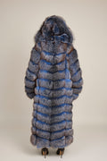 Women's Parker Fox Convertible Trench Coat/Vest [Blue Frost]