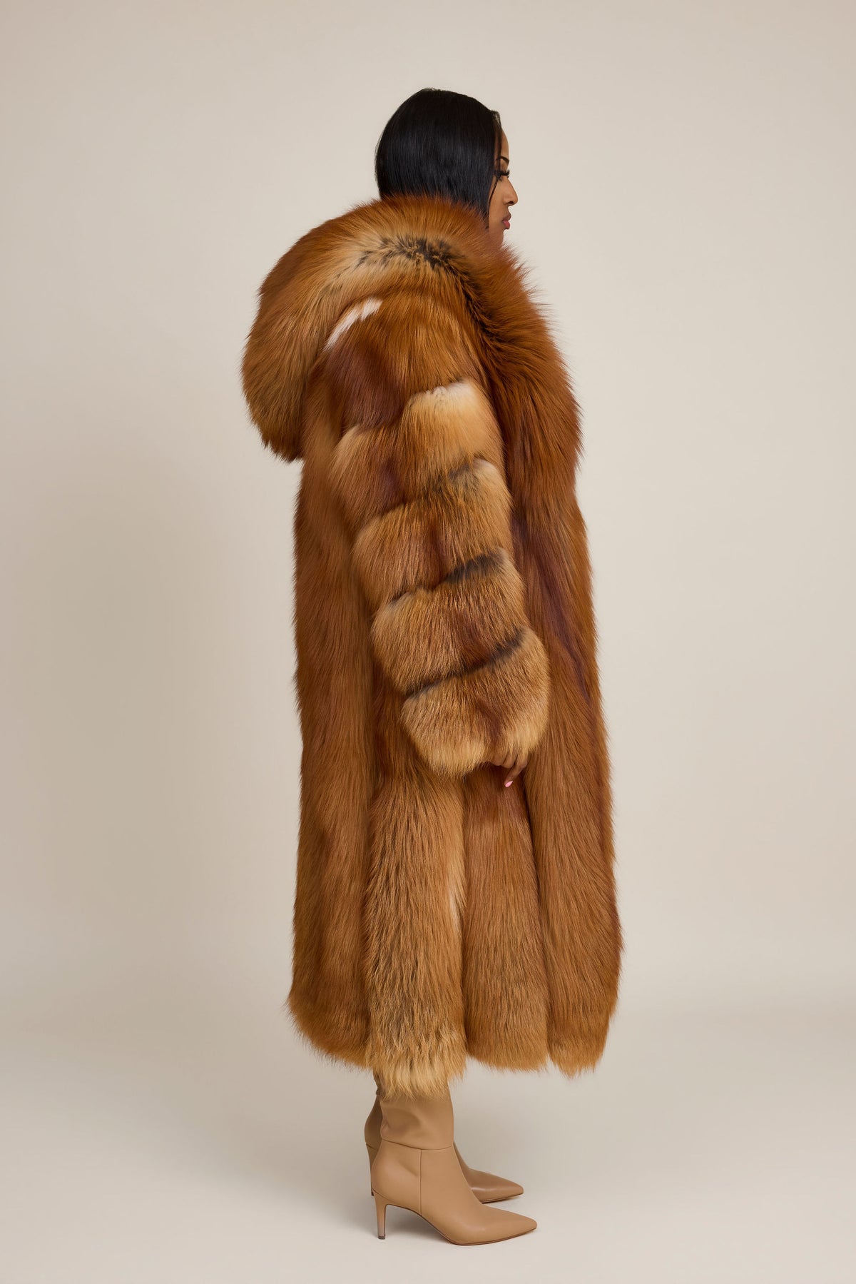 Women's Linda Fox Trench Coat [Red Fox]