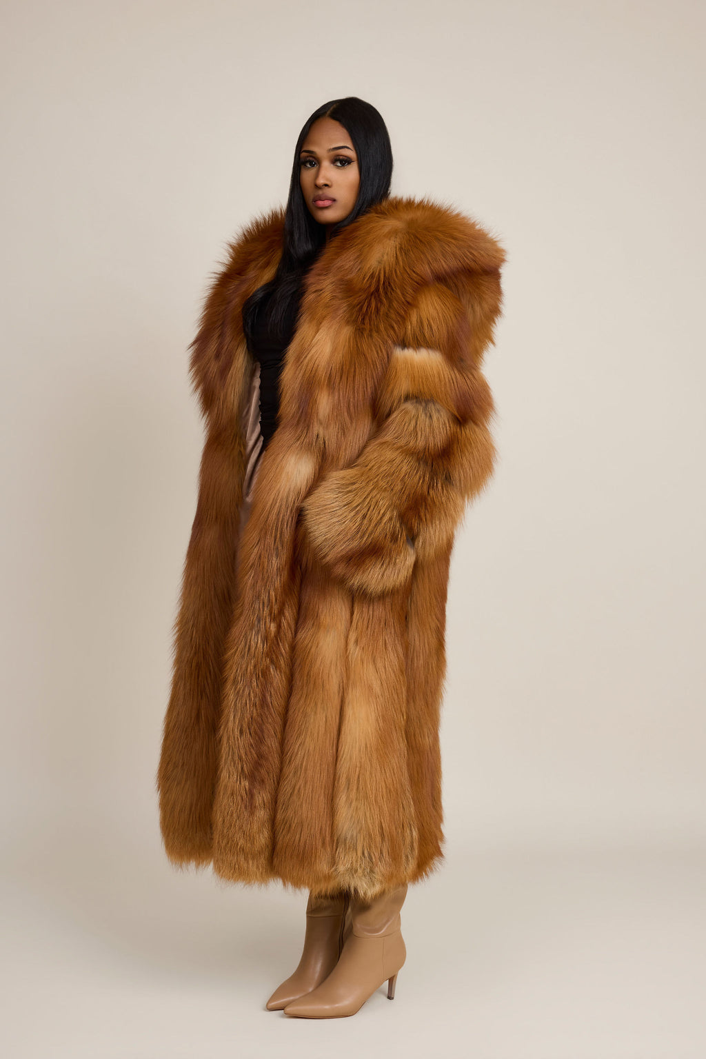 Women's Linda Fox Trench Coat [Red Fox]