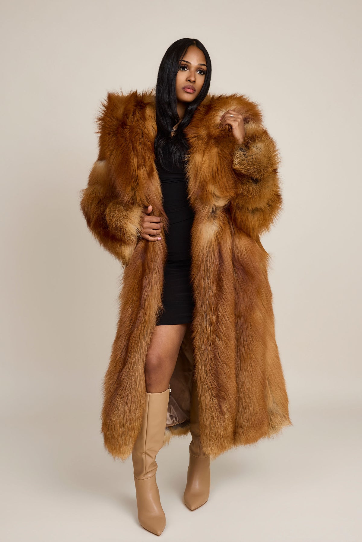 Women's Linda Fox Trench Coat [Red Fox]
