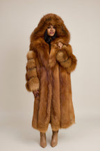 Women's Linda Fox Trench Coat [Red Fox]