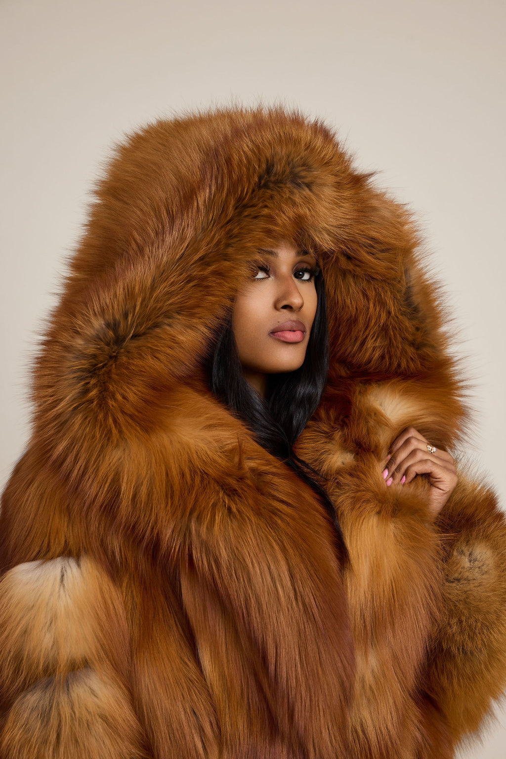 Women's Linda Fox Trench Coat [Red Fox]